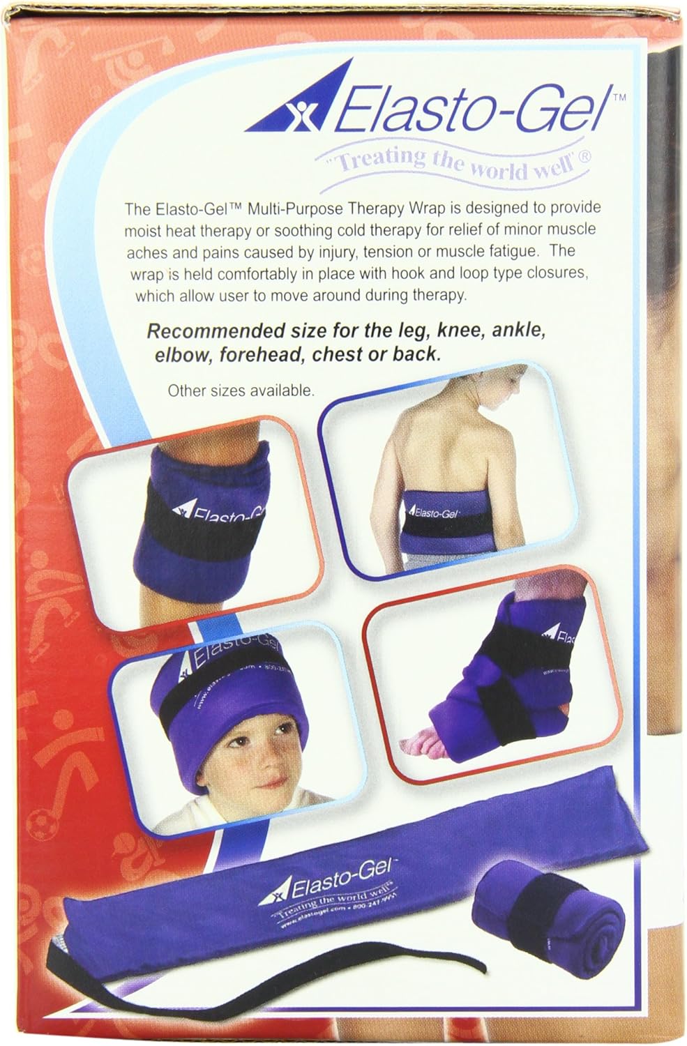 Elasto-Gel, Hot/Cold Therapy Wrap, 6" X 24": Health & Personal Care