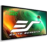 Elite Screens Sable Frame B2 120" Fixed Frame Projector Screen SB120WH2 | 16:9 4K/8K UHD CineWhite UHD-B, 1.3 gain, ISF Certified, UST/Short/Standard Compatible Home theater