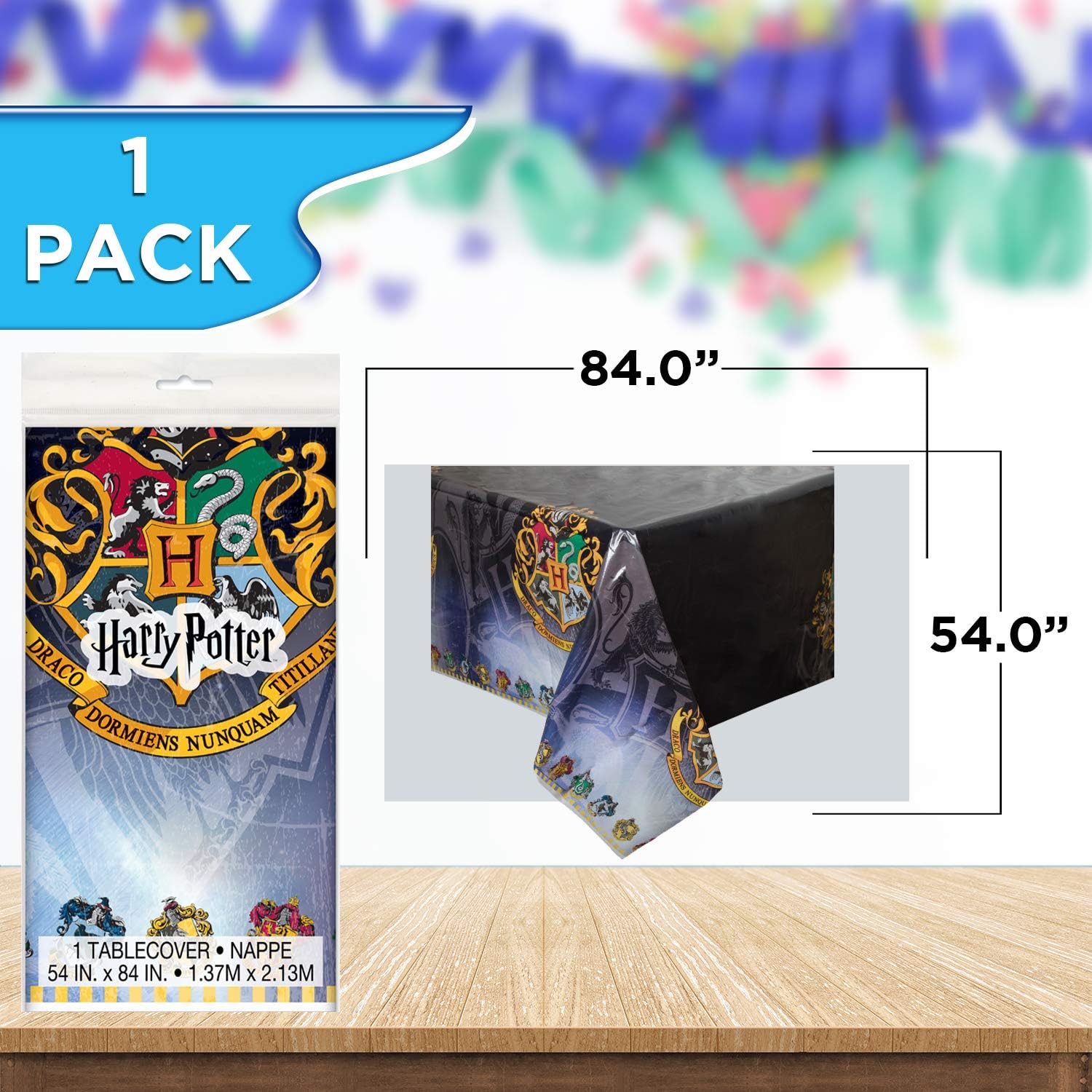 Unique Party Bundle Featuring Harry Potter | Luncheon & Beverage Napkins, Dinner & Dessert Plates, Table Cover, Cups | Great for Fantasy/Wizard/Magic Birthday Themed Parties: Health & Personal Care