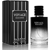 Voyage for Men Eau De Parfum - Sophisticated Male Fragrance Composition of bergamot, Pepper, Lavender, Star Anise & Nutmeg - Base of Peppery & Vanilla - Go-To Daily Scent - Elegant 100ml Bottle