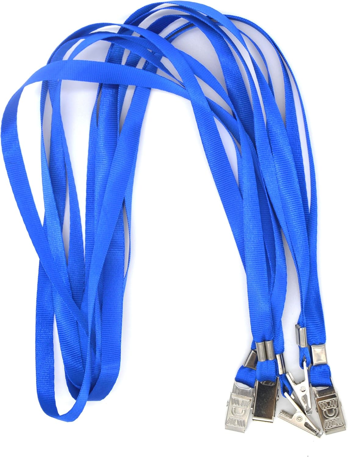 Bird Fiy® 50 Pcs Nylon Cord Lanyard 36-inch Deluxe Neck Lanyard (blue), 50 Pack - Image 3