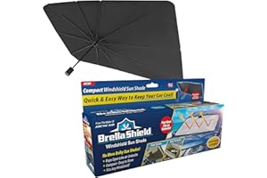 Ontel Brella Shield by Arctic Air, Car Windshield Sun Shade, One-Size (31x57"), As Seen on TV