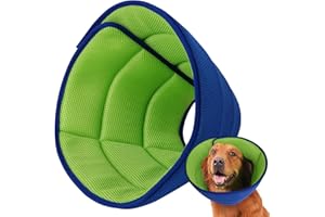 Mosago Soft Dog Cone Collar After Surgery Alternative for Dogs to Stop Licking, Comfy Collars for Large/Medium/Small Pet, Comfortable Elizabethan Neuter Recovery E Cones of Shame Neck & Head Ecollars