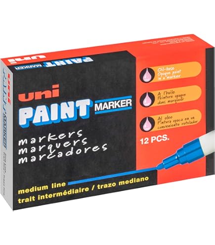 Amazon.com : Uni-Ball uni Paint Marker Bullet Tip Medium