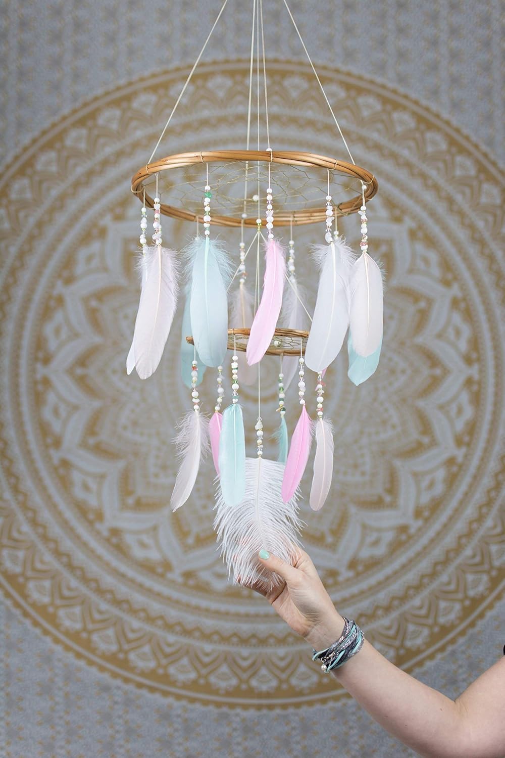 baby dream catcher mobile