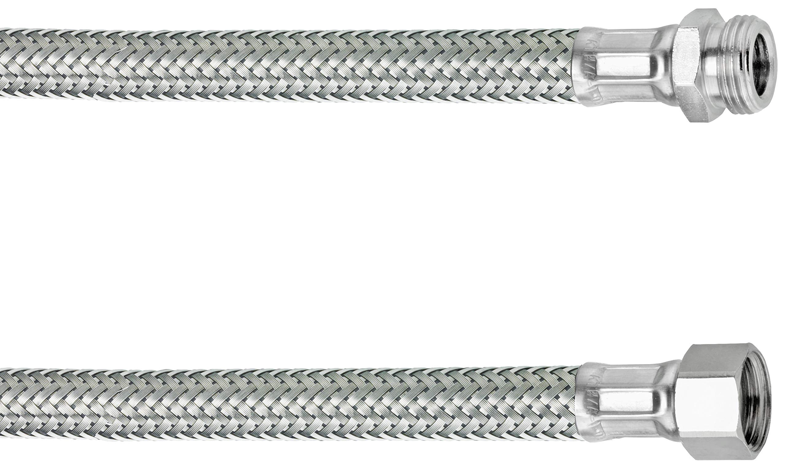 CORNAT T317310270 Connect. Hoses 3/8ITx3/8ETx300, Silver, 300 mm