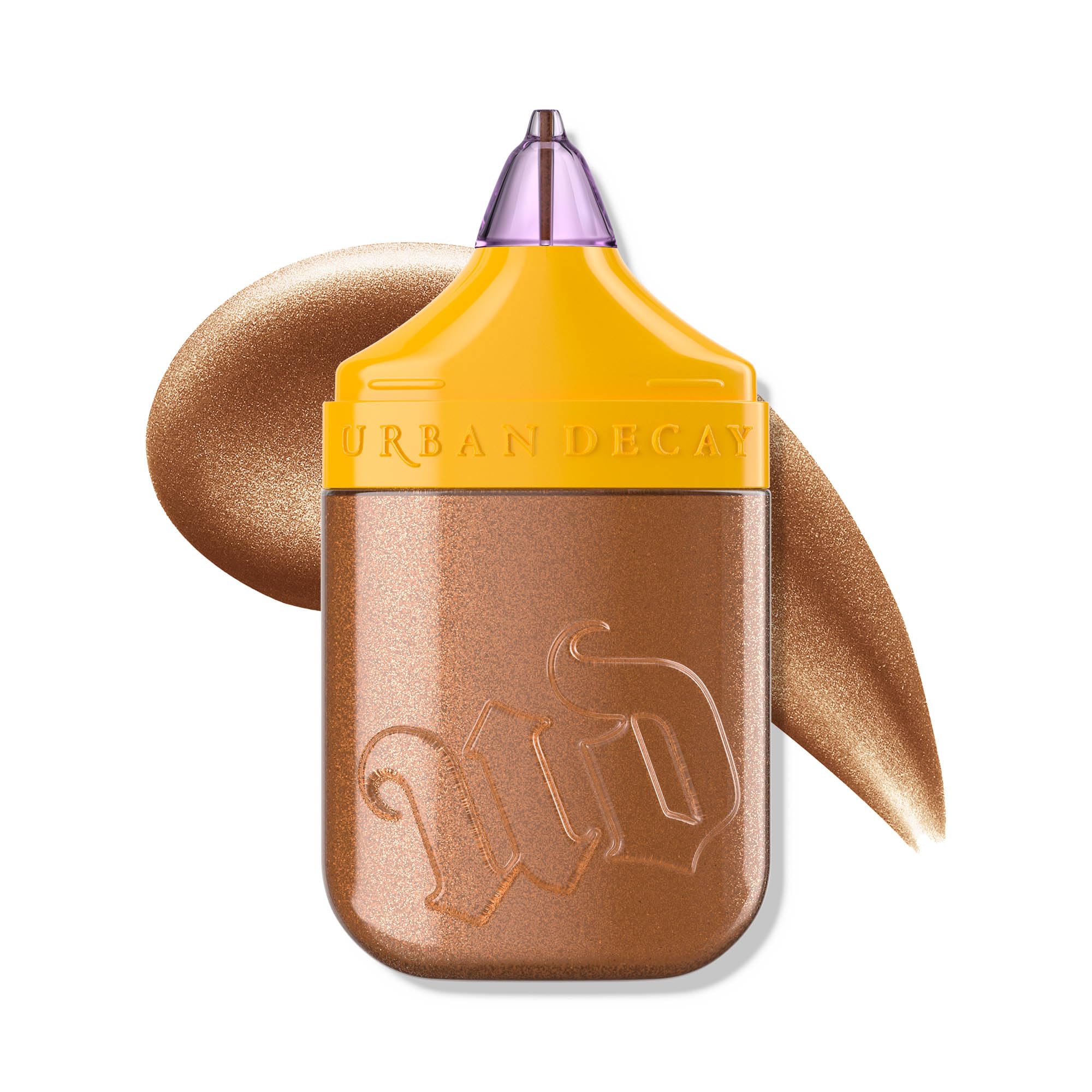 Urban Decay Facebond Luminizer, Waterproof Liquid Highlighter, Formulated with 3% Niacinamide & Vitamin E, Shade: Half Baked, 30ml