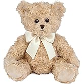 Bearington Lil' Tate Classic Teddy Bear Stuffed Animal - 12" Baby Bear Plush Toy with Soft Fur and Vintage Design - Adorable Bears Stuffed Animals for Girls and Boys - Gift for Kids