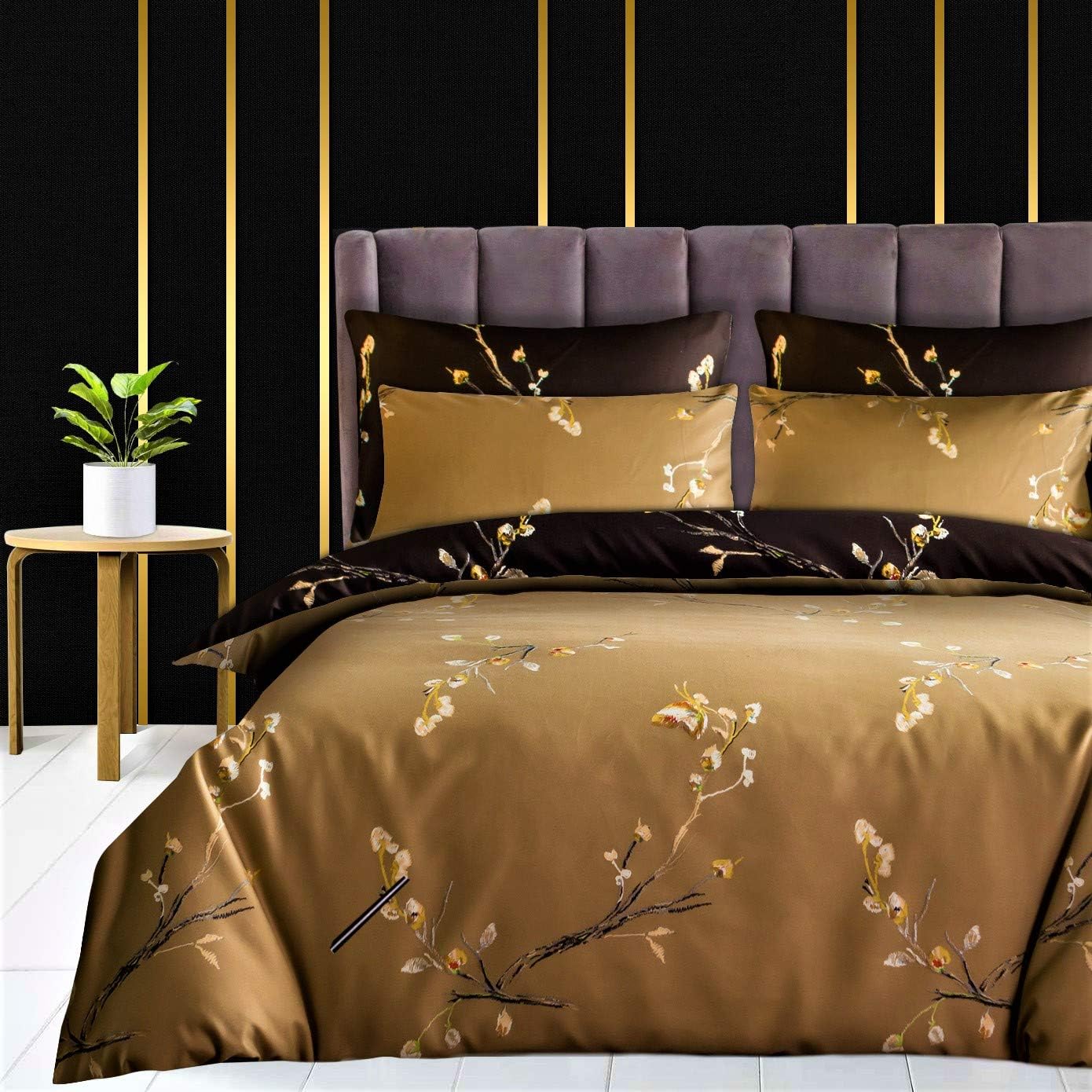 Lazzaro King Size Duvet Cover Sets Premium Microfiber Kingsize Duvet Cover Sets Ultrasoft Hypoallergenic Reversible Quilt Cover Bedding Set including Zipper Closure