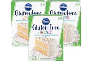 Pillsbury Gluten Free Funfetti Cake & Cupcake Mix 15 oz (Pack of 3)