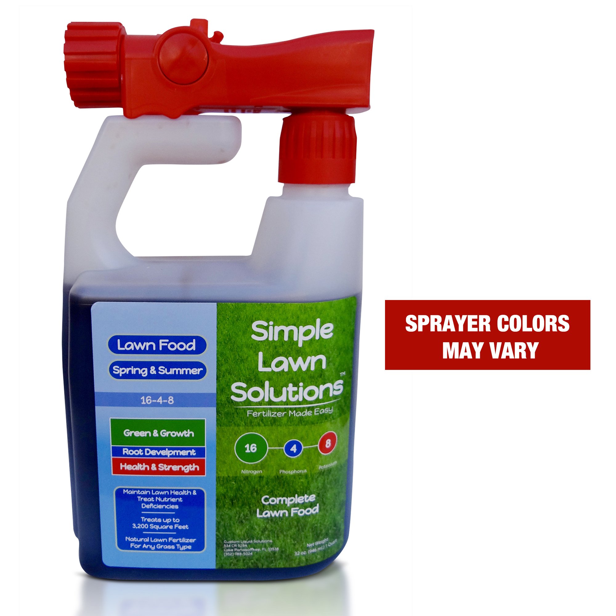 Advanced 1648 Balanced NPK Lawn Food Natural Liquid Fertilizer