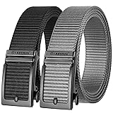 FAIRWIN Ratchet Belt 2 Pack Golf Belts for Men