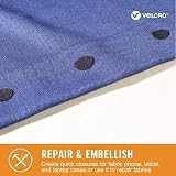 VELCRO Brand Sticky Back for Fabrics Ovals 1x0.75 in Black 8 Sets view 4