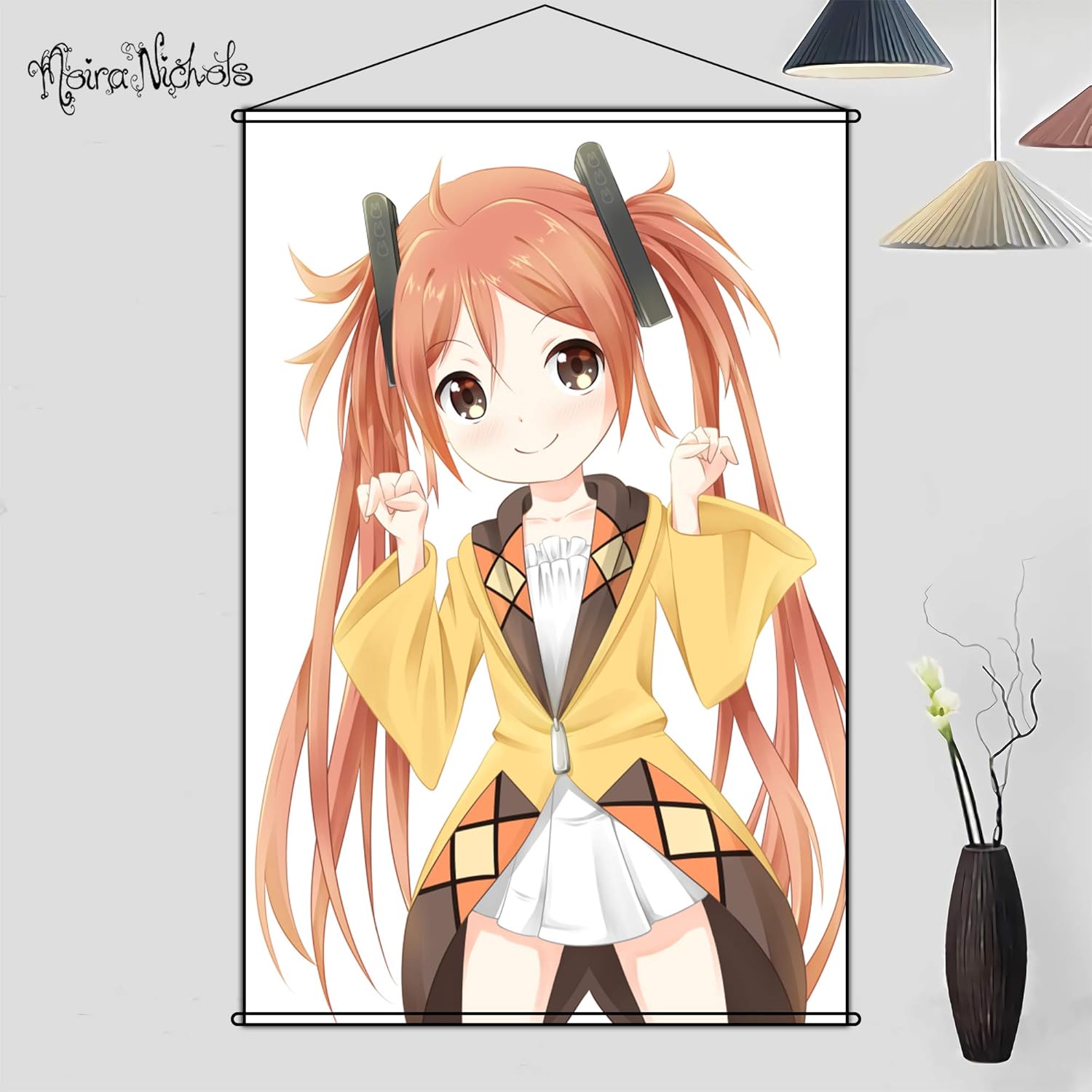 Amazon Moira タペストリー ブラック ブレット 藍原延珠 あいはらえんじゅ Aihara Enju 掛ける絵 ポスター 二次元 漫画 巻物 軸物 掛け軸 壁アート クリスマス プレゼント Hd 壁アート 部屋飾り アニメ周辺 贈り物 おしゃれ 萌え カスタム可能 約70cmx100cm アニメ