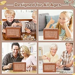 Homgaty Wooden Money Box Money Bank, Countdown