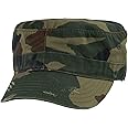 Distressed Washed Vintage Army Cap Military Style Hat