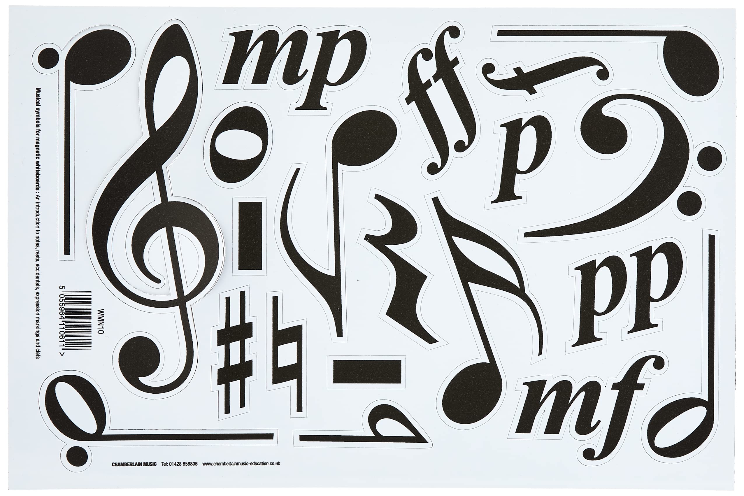 Chamberlain Music WMN10 Magnetic Music Symbol for Whiteboard