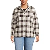 Lands' End Women's Anyweather Fleece Shirt Jacket
