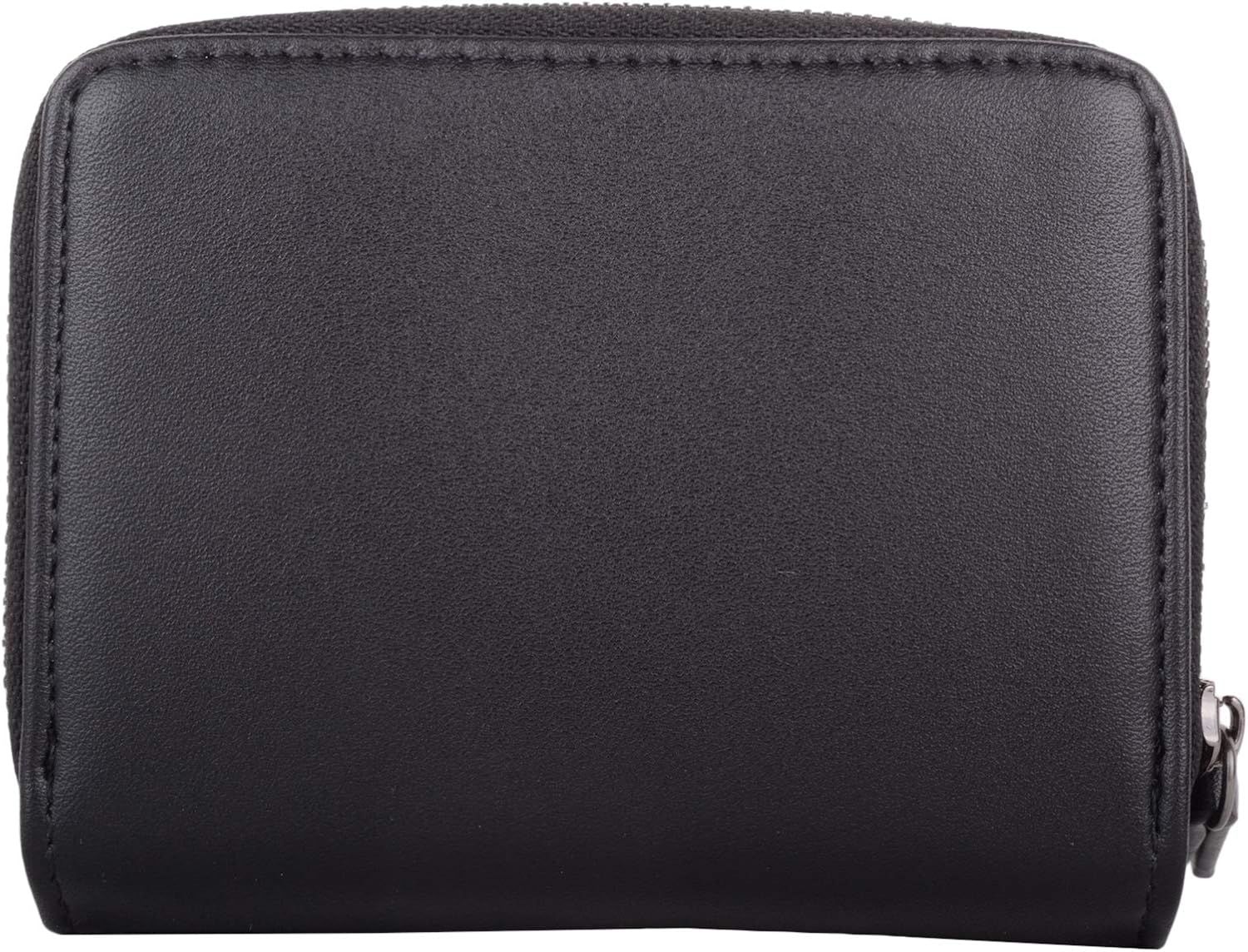 Valita Womens Small Woven Look Bi-Fold RFID Protected Money/Credit Card Purse - Black - Image 3