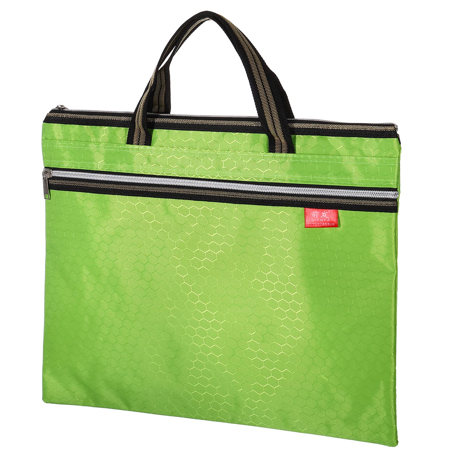 PATIKIL Waterproof Zipper File Bag, Documents Books Tools Storage Zip Pouch for Office Travel, Green