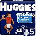 HUGGIES OverNites Diapers, Size 5 (27+ lb.), 18 ct, Overnight Diapers, Jumbo Pack (Packaging May Vary)