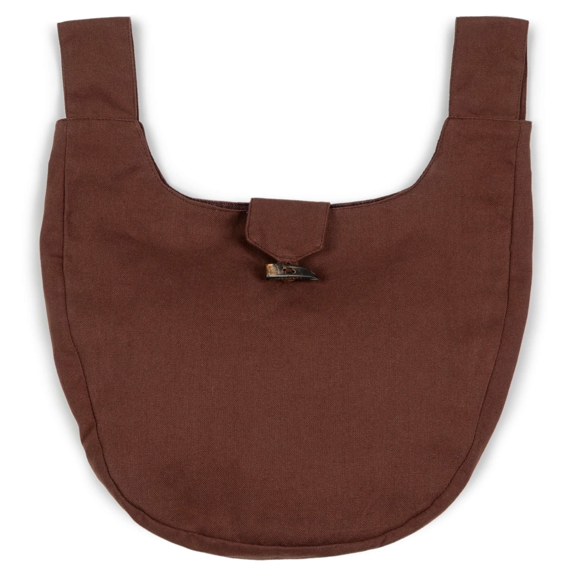 HEMAD Men´s Medieval Bag for Belt - Cotton - One Size - Brown