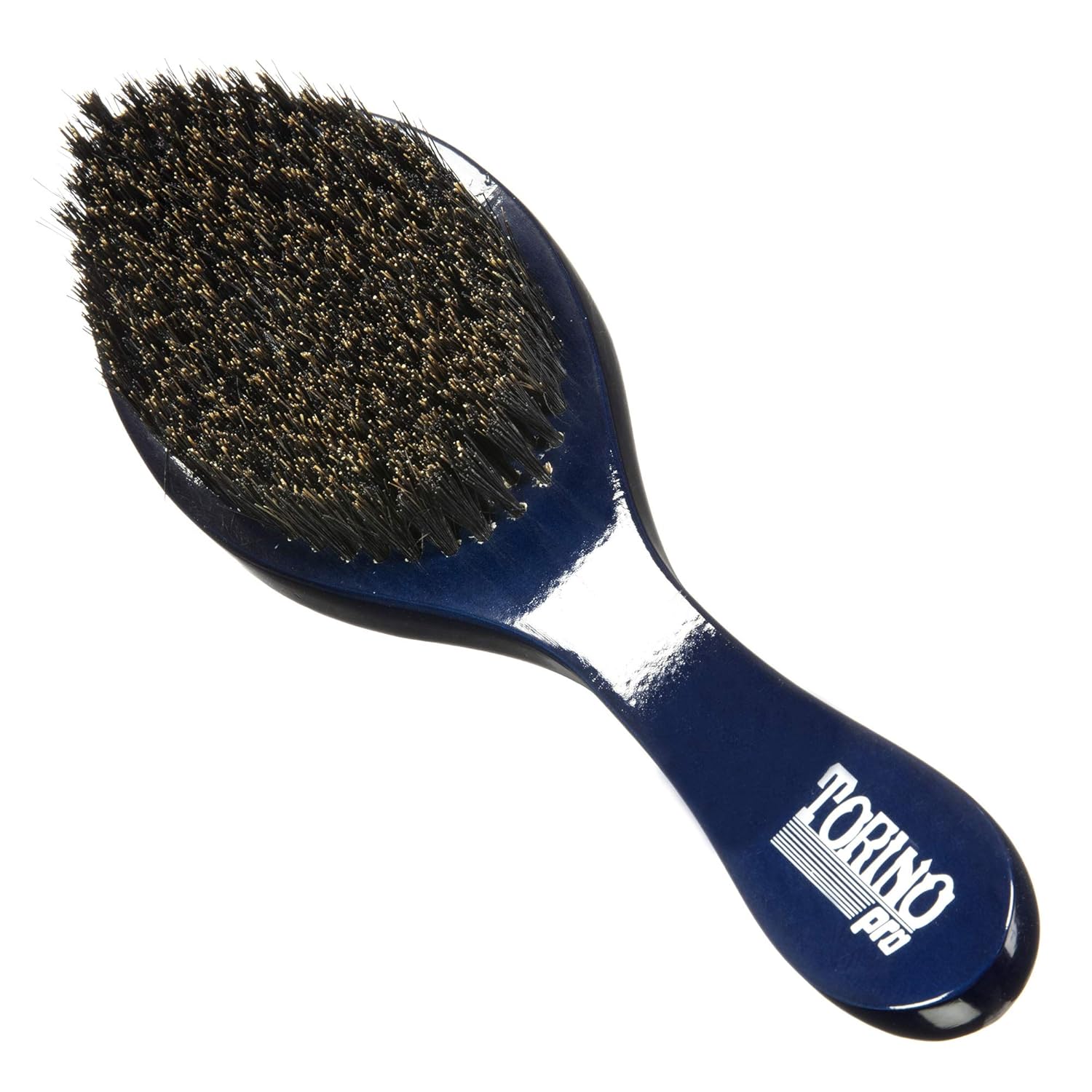 Torino Pro Wave Brush #610 By Brush King - Medium Curve 360 Waves Brush - Hardest Medium Curve for All Stages of Waving (360 Waves Brushes)