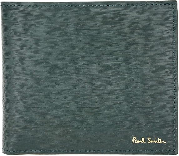 Amazon ポールスミス Paul Smith 2つ折り財布 M1a 43 Astrgr 37 サフィアーノレザー モスグリーン 緑 イエロー 黄色 並行輸入品 Paul Smith ポール スミス 財布