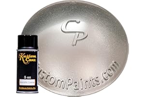 Kustom Canz 5oz Aerosol Can - Base Metallic Silver Coarse Urethane basecoat