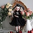 Retcvk 1/6 BJD Ball Jointed Blythe Smart Doll With Clothes - Anime Myou Kawaii Dolls (Black)