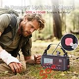 ROCAM DAB+/DAB/FM Wind Up Solar Radio 5000mAh LCD LED Reading Lamp view 7