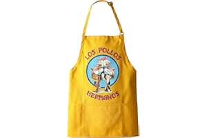 Breaking Bad Men's Los Pollos Hermanos Apron, Yellow, One Size