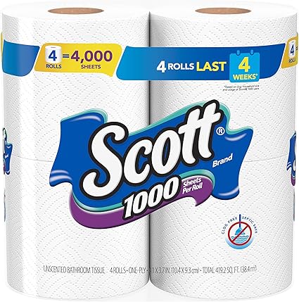 Amazon.com: Scott 1000 Sheets Per Roll 