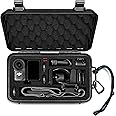 Lekufee Travel Waterproof Hard Case for DJI Osmo Nano, Standard Combo, and Accessories - Black(Bag & Case Only)