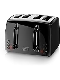 BLACK+DECKER 4-Slice Toaster, Extra Wide Slot