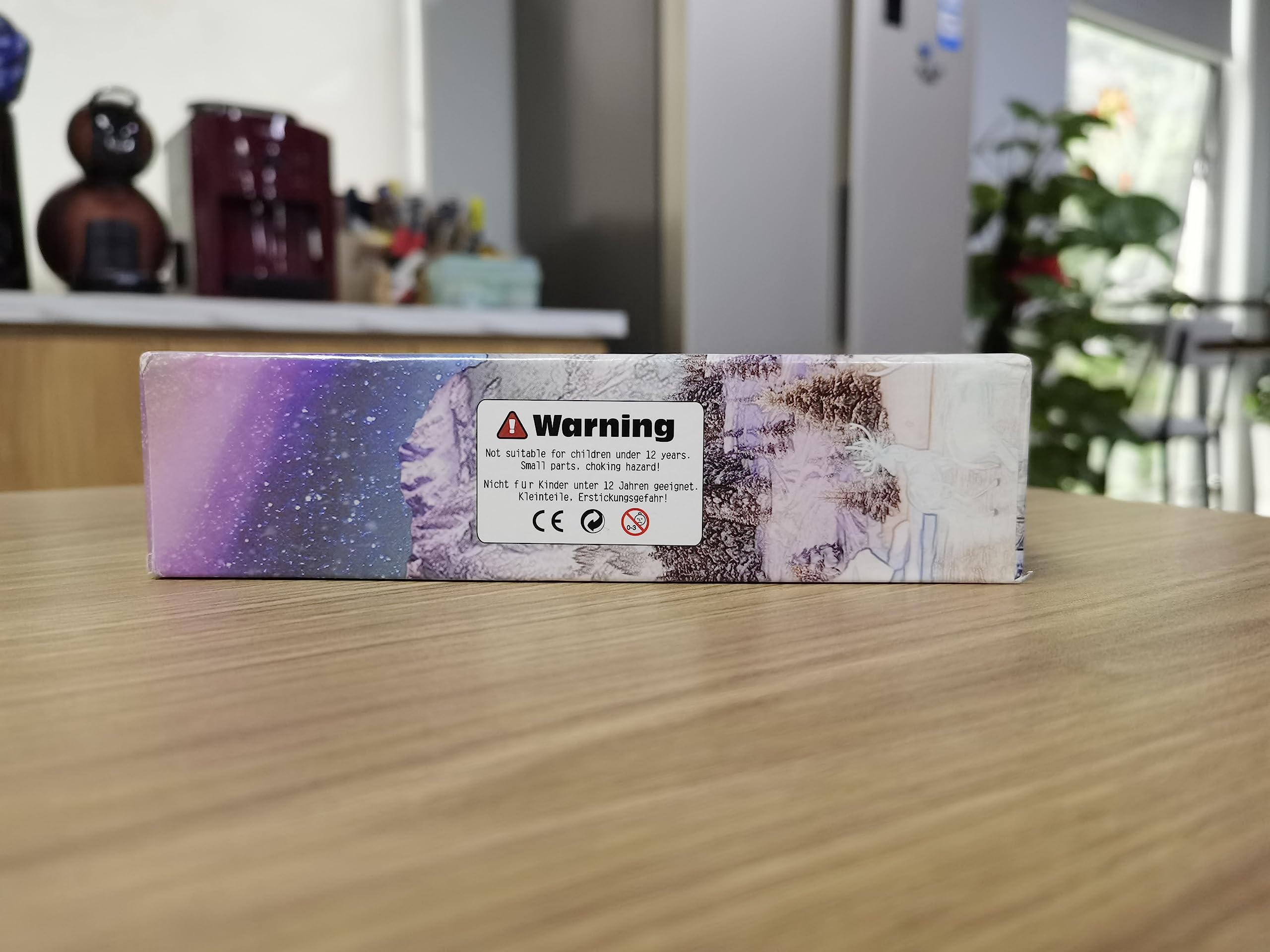 Lavievert Jigsaw Puzzles 1000 Piece Christmas Wonderland Puzzles for Adults - Snowy Night, Aurora, Christmas Tree, Snowman, Sleigh, Ice Sculpture & Milu Deer