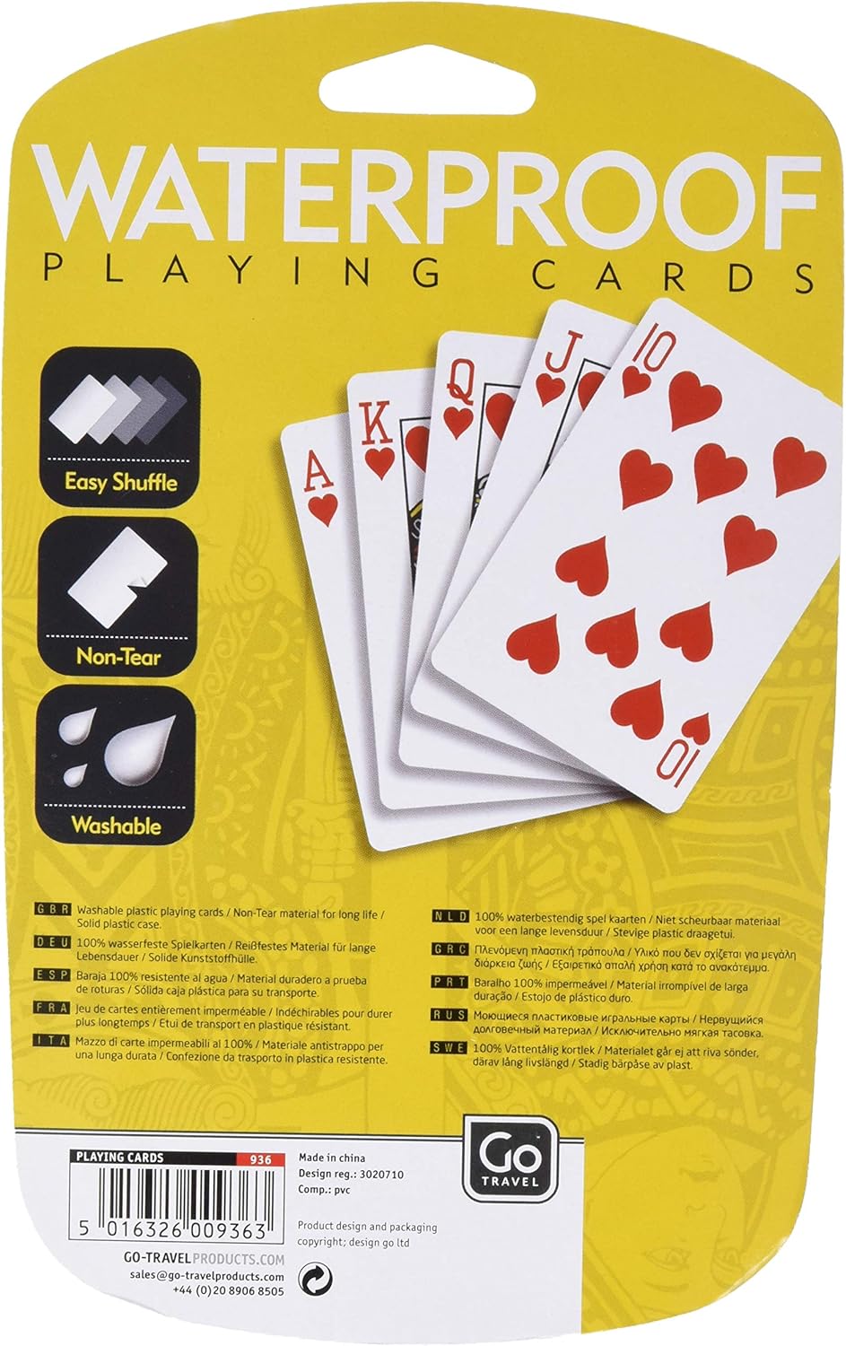 Amazon Com Design Go Go Travel Playing Cards Assorted