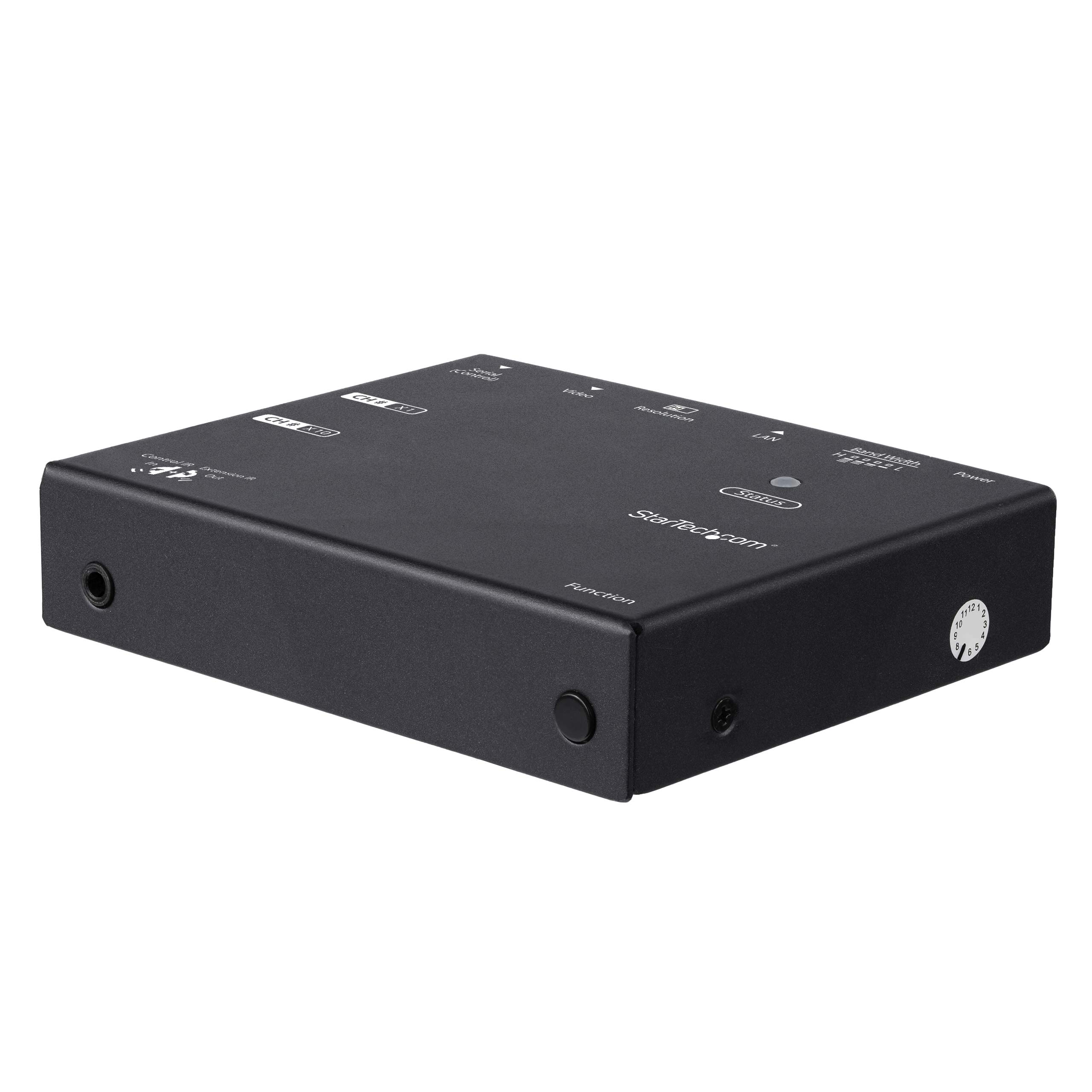 StarTech.com HDMI Over IP Extender Kit - Advanced Compression - Transmitter & Receiver, TAA (ST12MHDLNHK)