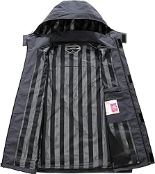 OTU Men's Lightweight Waterproof Hooded Rain Jacket