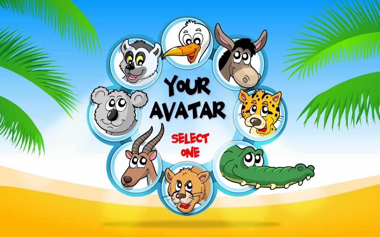 Kids Animal Train Preschool and Kindegarten Learning Matching and