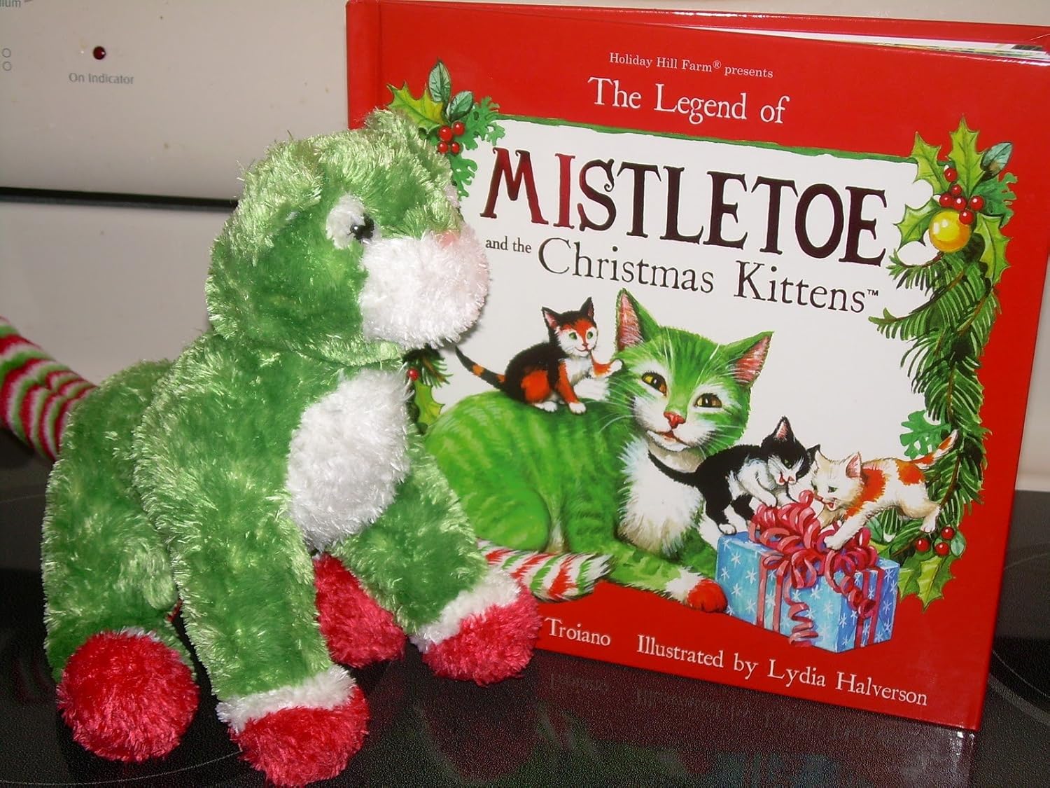 christmas cat stuffed animal