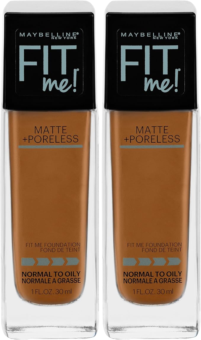 Maybelline New York Fit Me Matte + Poreless Liquid Foundation Makeup