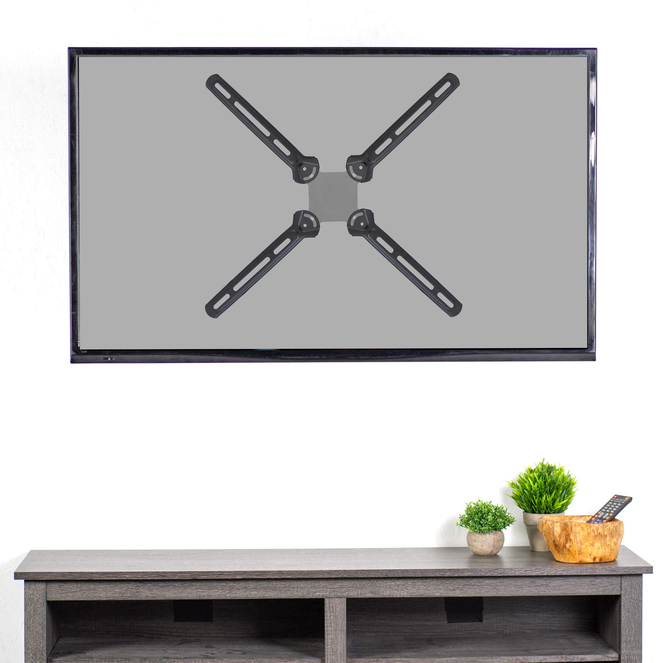 VIVO Steel VESA Mount Adapter Plate Brackets for LCD Screens Weighing 99 lbs, Conversion Kit for VESA up to 400x400mm, MOUNT-AD4X4