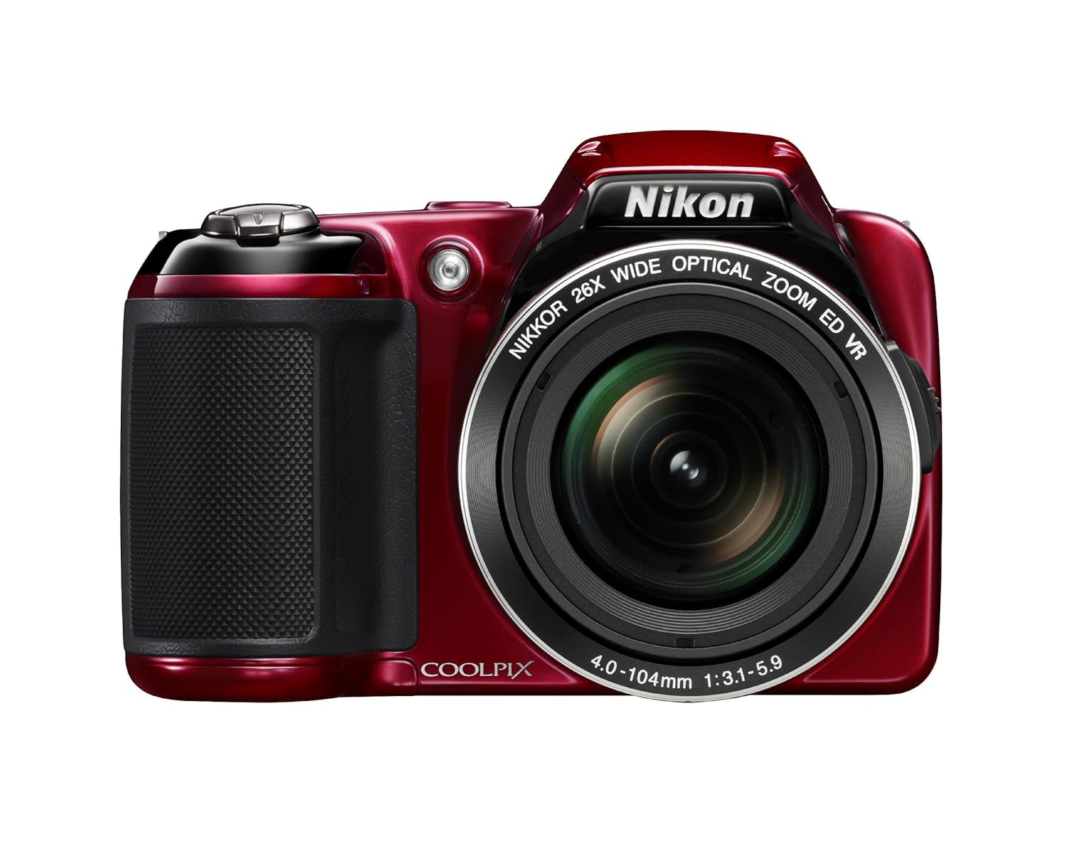 Amazon.com : Nikon COOLPIX L810 16.1 MP Digital Camera with 26x Zoom NIKKOR  ED Glass Lens and 3-inch LCD (Red) (OLD MODEL) : Point And Shoot Digital  Cameras ...