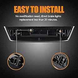 Cxdar Third 3rd Brake Light LED for 2010-2016 Dodge