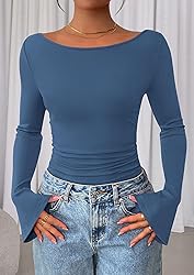 PRETTYGARDEN Women's Long Sleeve Shirts 2025 Fall