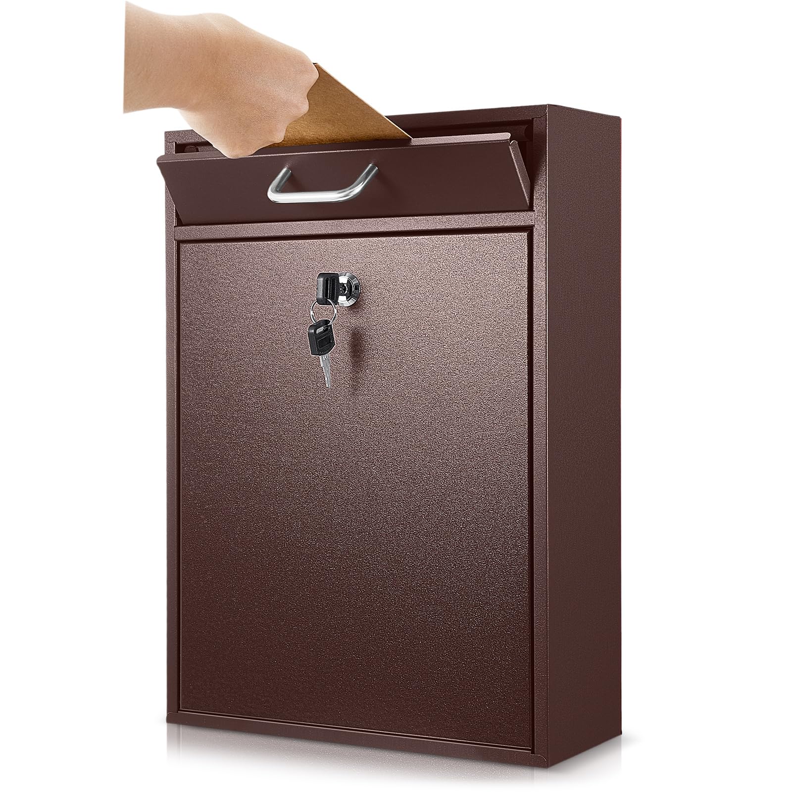 Yaocom Locking Mailbox with Key for Outdoor 16.2 x