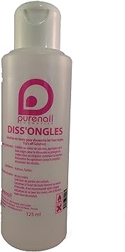 Dissongles Acétone Cosmétique Purenail 125ml Dissout Les Faux Ongles Les Gels Uv Et Les Vernis Livraisonn Gratuite En France