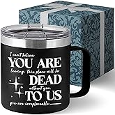 You Are Dead To Us Tumbler Going Away Gift For Coworker Woman - New Job Gifts For Men Leaving For New Job - Farewell Gifts For Coworkers Good Luck Gift Coworker Coffee Tumbler 14Oz