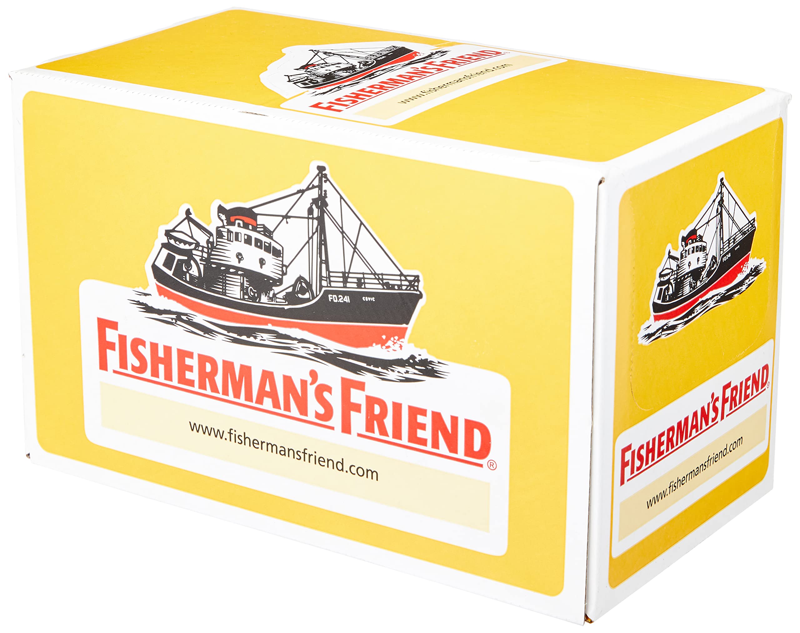 Fisherman’s Friend Aniseed Flavour Extra Strong Menthol Lozenges, All Natural Gluten Free, Menthol Throat Lozenges, Pack of 24